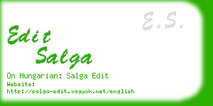 edit salga business card